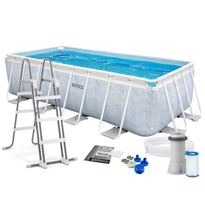 Бассейн каркасный 4в1 Intex 26780 400 х 200 х 100