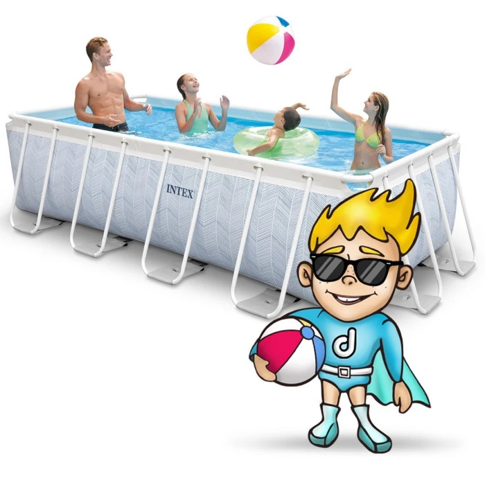 Бассейн каркасный 4в1 Intex 26780 400 х 200 х 100
