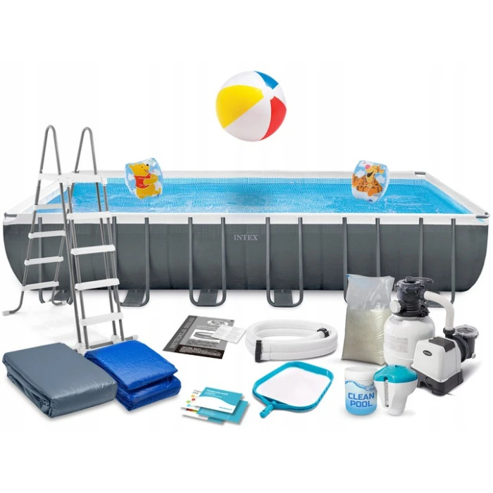 Бассейн каркасный 18в1 Intex 26364 732 × 366 × 132 см