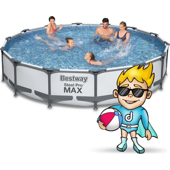 Бассейн каркасный 10в1 Bestway 56595 Steel Pro 427 см