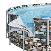 Басейн каркасний Bestway 56966 Power Steel 488 см - коричневий