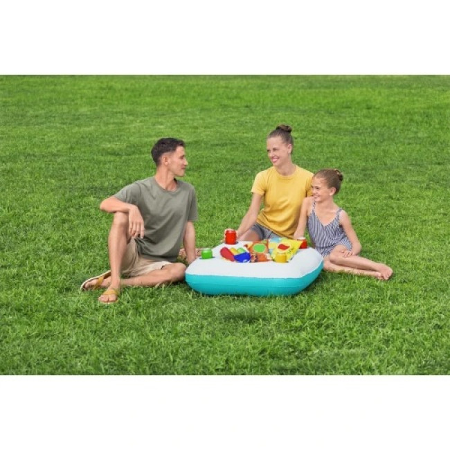Бассейн надувной Bestway 54446 с плавающим столом Sippin' Summer 218 x 218 x 48 см