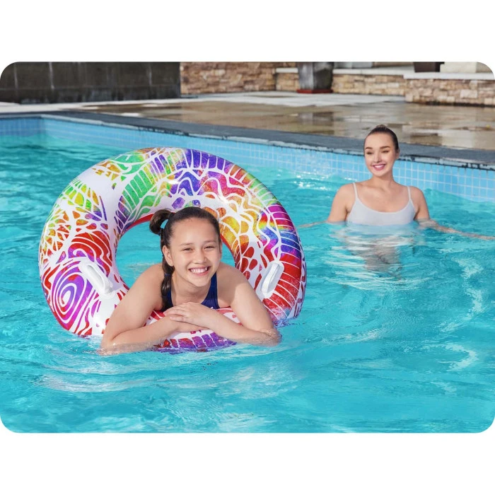 Круг надувной для плавания Bestway 36084 красный, 91 см.