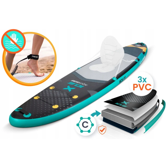 Надувная SUP доска (Сапборд) Neo-Sport 170207 Aquasurf 320 х 84 х 15 см
