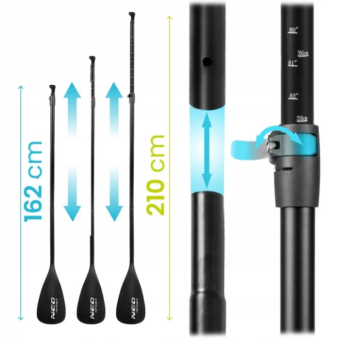 Надувная SUP доска (Сапборд) Neo-Sport 170207 Aquasurf 320 х 84 х 15 см