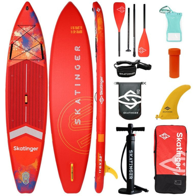 Надувная SUP доска (Сапборд) Skatinger Interstellar 350 см