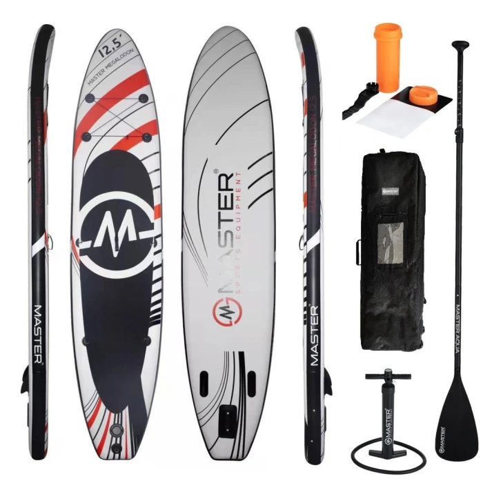 Надувная SUP доска (Сапборд) MASTER Aqua Megalodon 12,5" 380