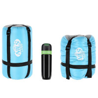 Спальный мешок размер М NILS CAMP NC2008 серо-мятный