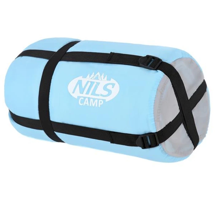 Спальный мешок размер М NILS CAMP NC2008 серо-мятный