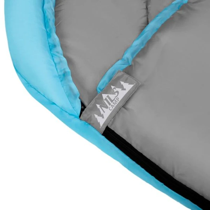 Спальный мешок размер М NILS CAMP NC2008 серо-мятный