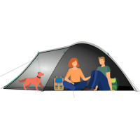 Туристическая палатка Abarqs Malwa 4A