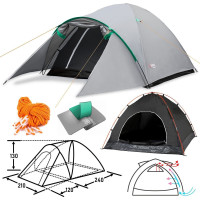Туристическая палатка Abarqs Malwa 4A