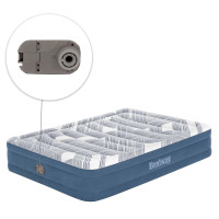 Надувной матрас Bestway 6712Y 203x152 см, сине-серый