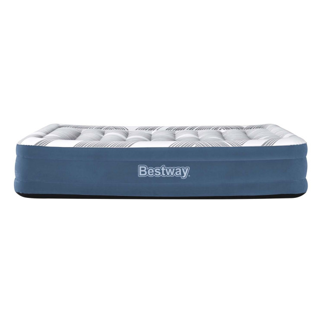 Надувной матрас Bestway 6712Y 203x152 см, сине-серый