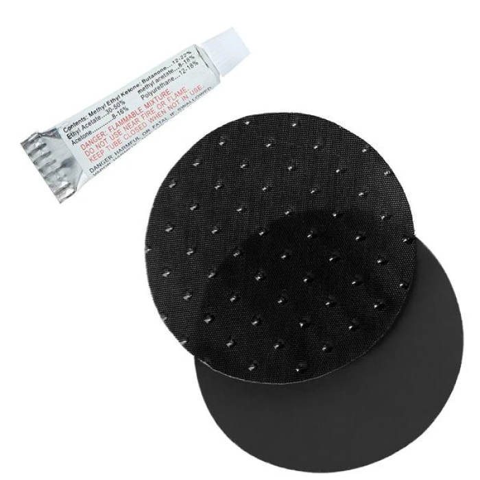 Коврик самонадувающийся NILS CAMP NC4340, 195 х 60 х 5 см - черно-серый