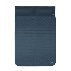 Коврик двухместный самонадувающийся с подушкой NILS CAMP NC4060, 186 х 130 х 3 см - серый