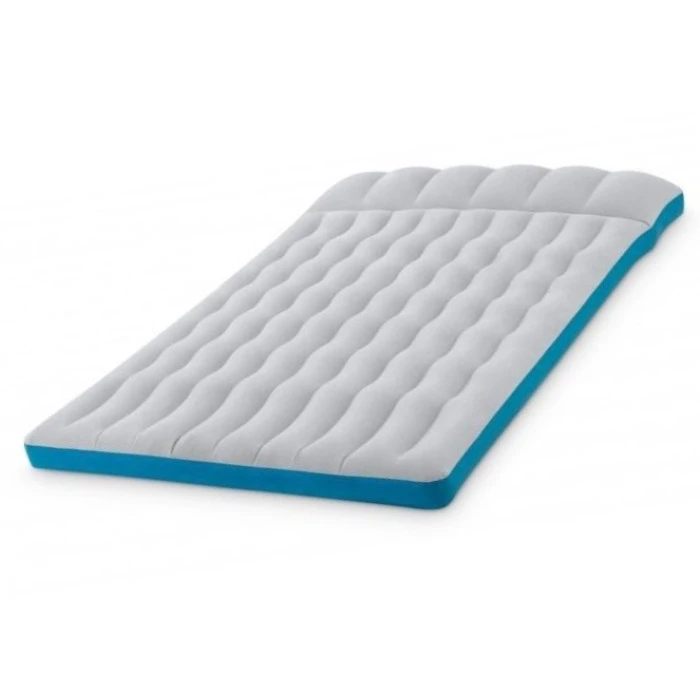 Матрас надувной Intex 67999 193x127x24 см, серо-голубой.
