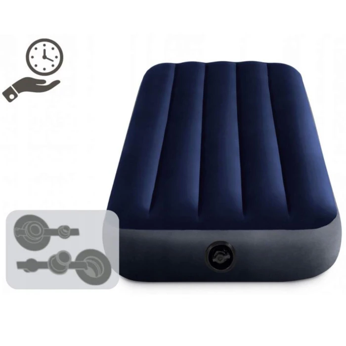 Матрац надувний Intex 64756 191x76x25 см, синій
