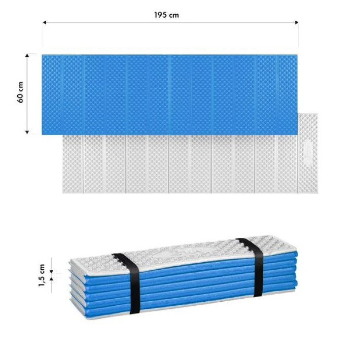 Коврик складной NILS CAMP NC17103 195 см, голубой