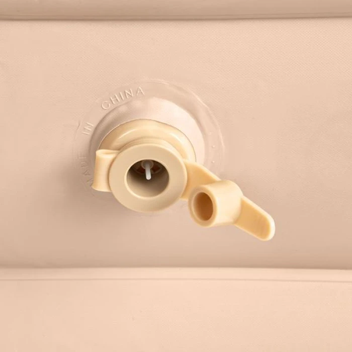 Матрац надувний двомісний NILS CAMP NC2808 з електронасосом 200 х 145 х 35, бежевий