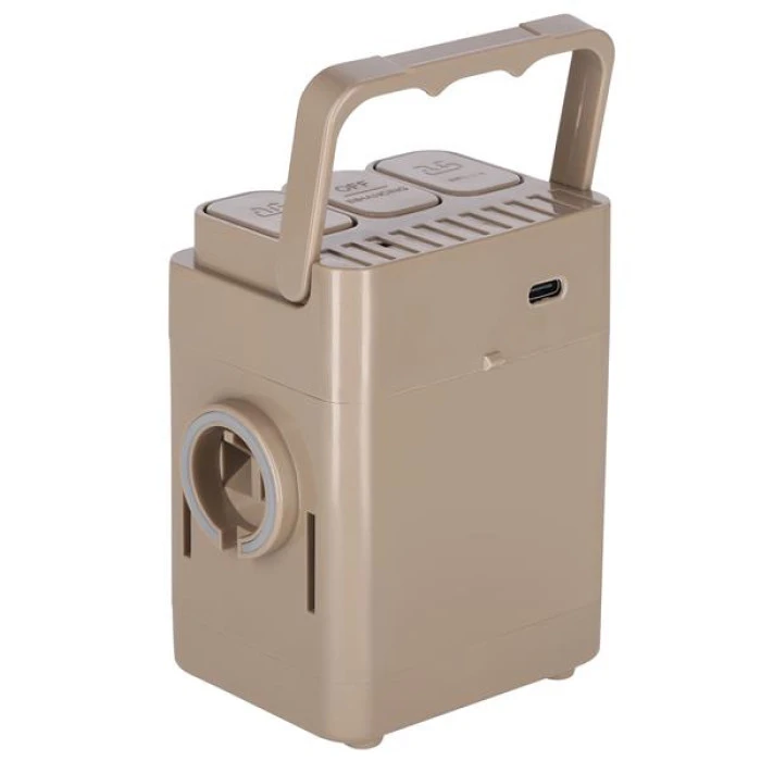 Матрац надувний двомісний NILS CAMP NC2808 з електронасосом 200 х 145 х 35, бежевий