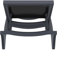 Шезлонг Siesta Pacific, серо-черный