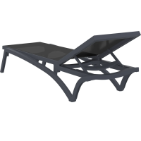 Шезлонг Siesta Pacific, серо-черный