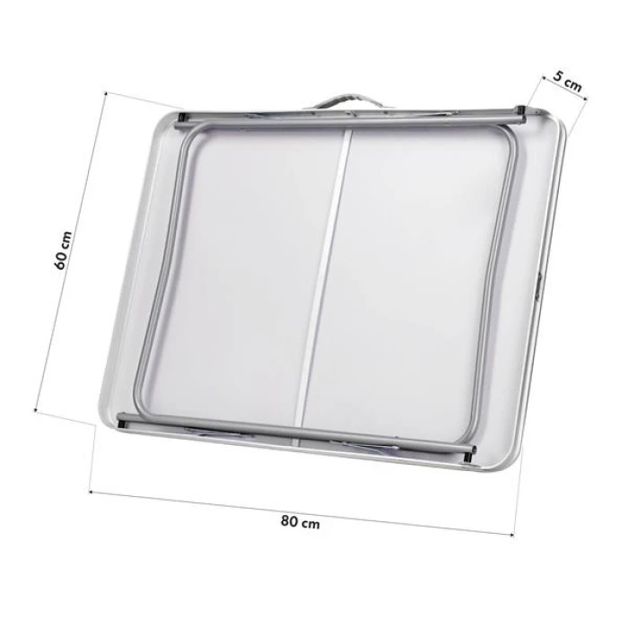 Кемпинговый стол NILS CAMP NC3401 80 x 60 x 70 см, темно-серый