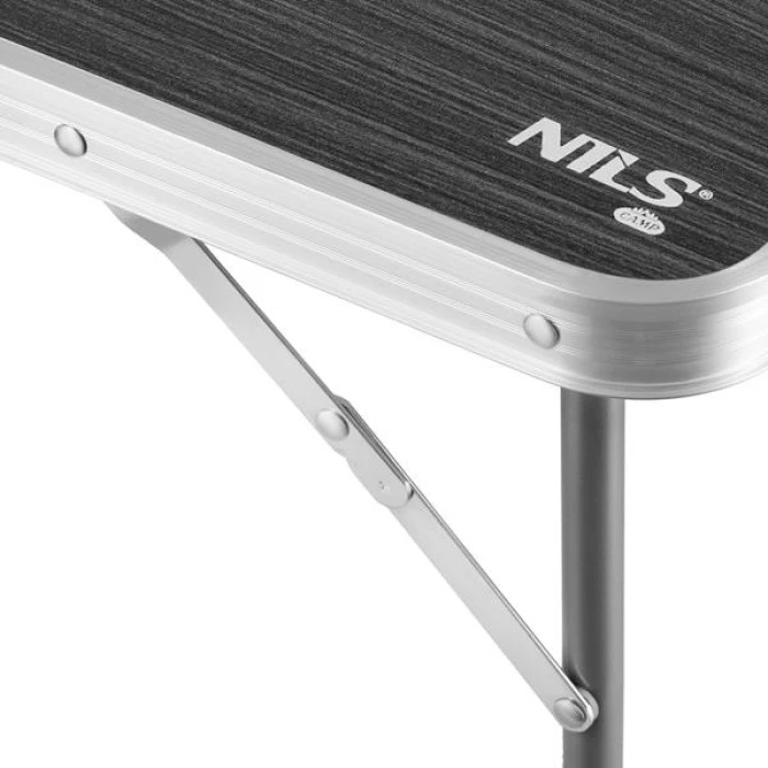 Кемпинговый стол NILS CAMP NC3401 80 x 60 x 70 см, темно-серый