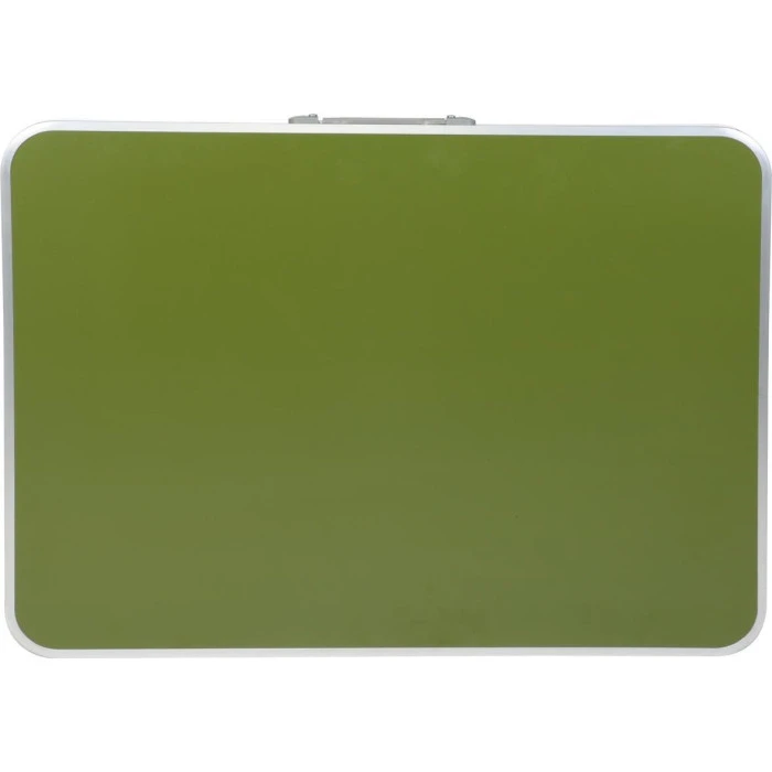 Стіл кемпінговий розкладний Enero і 2 стільці 80 x 60 x 70 см - зелений