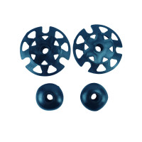 Регулируемые трекинговые палки ACRA 65–135 см, красные