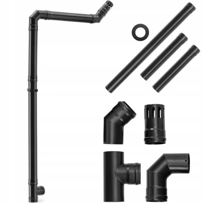 Пелетна піч-камін ARIA BLACK 12 кВт