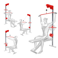 Приставка тяга верхняя/нижняя для скамьи K-Sport KSSL016