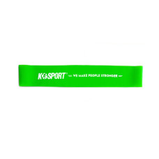 Лента-эспандер для упражнений K-Sport Power Band Min зеленая