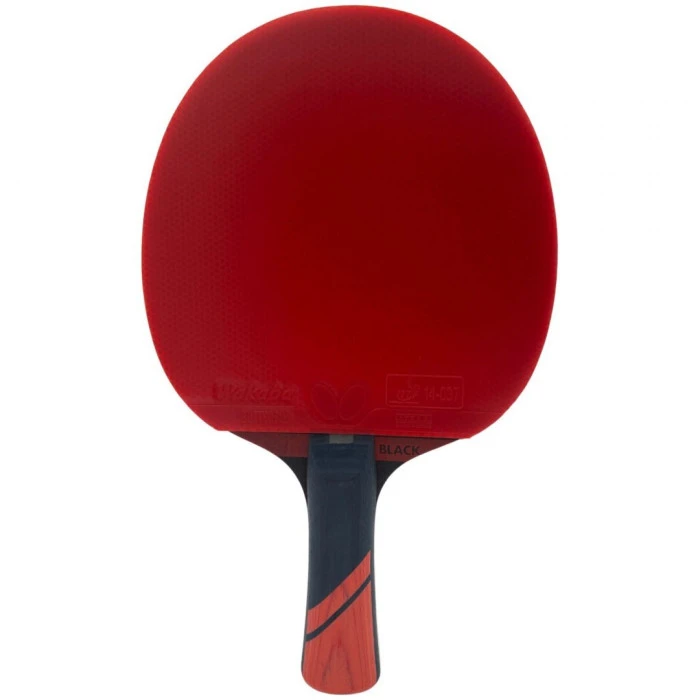 Ракетка для настольного тенниса BUTTERFLY DIMITRIJ OVTCHAROV BLACK, черно-красная