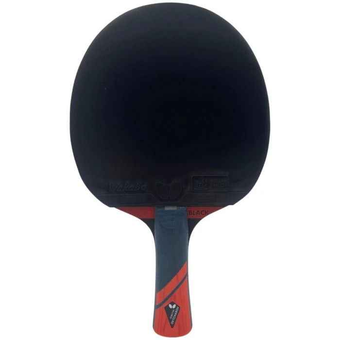 Ракетка для настольного тенниса BUTTERFLY DIMITRIJ OVTCHAROV BLACK, черно-красная