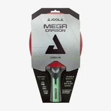 Ракетка для настольного тенниса Joola Mega Carbon, черно-красная.