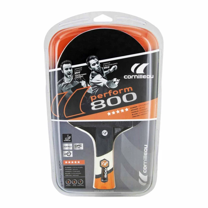 Ракетка для настільного тенісу Cornilleau PERFORM 800, чорно-червона
