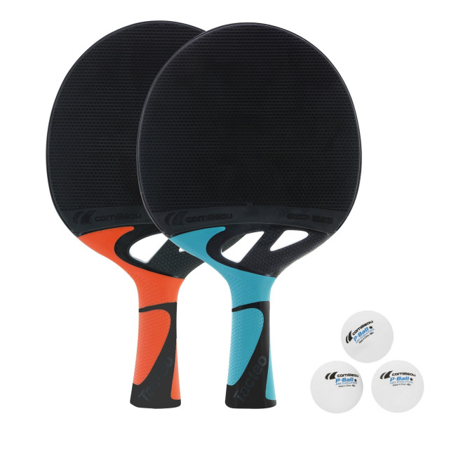 Набір для настільного тенісу Cornilleau Tacteo Duo Outdoor, чорний