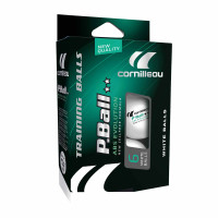 Мячи для настольного тенниса Cornilleau P-BALLS 2** 6 шт, белые