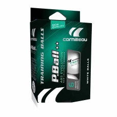 Мячи для настольного тенниса Cornilleau P-BALLS 2** 6 шт, белые