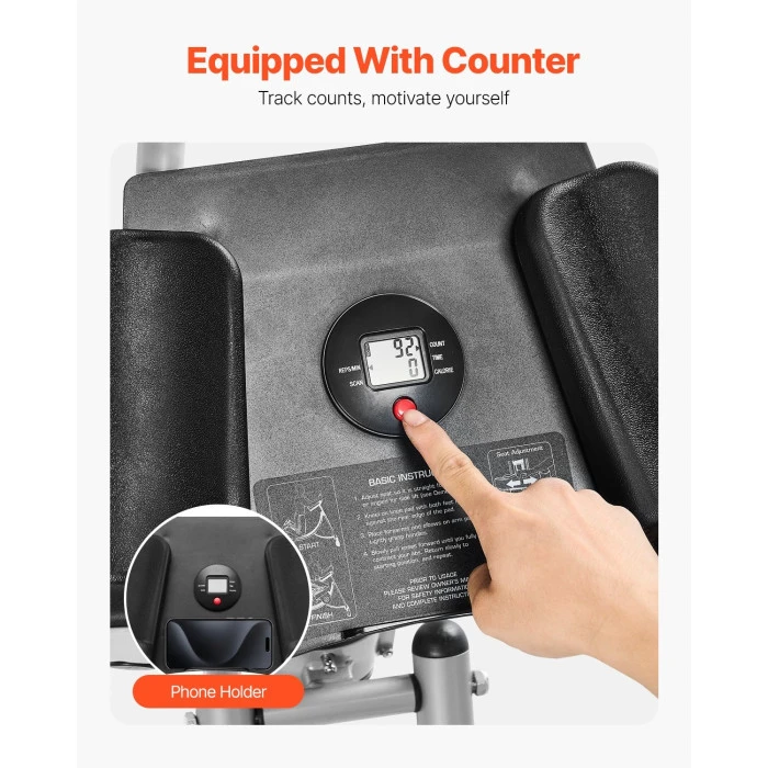 Тренажер для пресса VEVOR YN-388, серый