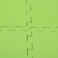 Килимок-пазл inSPORTline EVA 124х124х1,2 см зелений