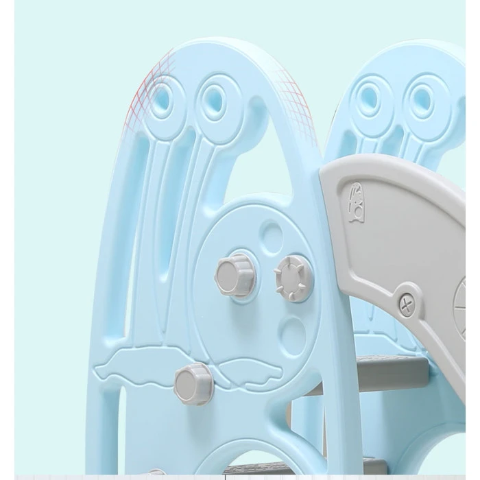 Детская горка inSPORTline Caracoli, 175 х 40 х 85 см - сине-серая