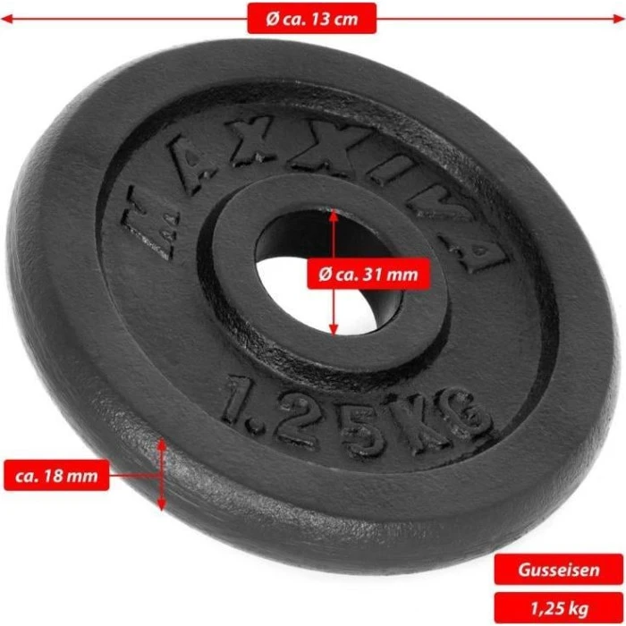 Набір дисків Maxxiva 4 х 1,25 кг