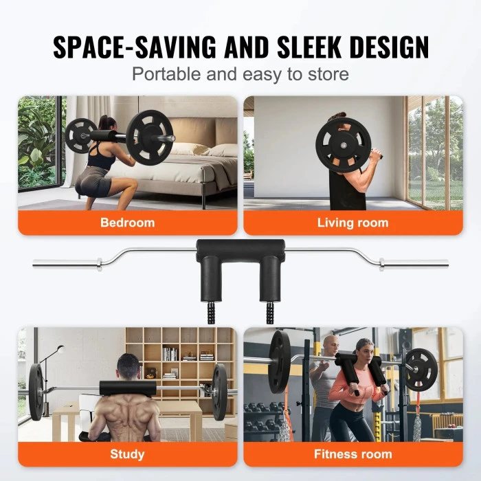 Гриф для штанги VEVOR 221 см, 675 кг