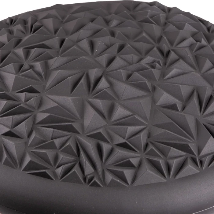 Массажная подушка-балансир премиум-класса InSPORTline Bumy Sitpad Deluxe – черная