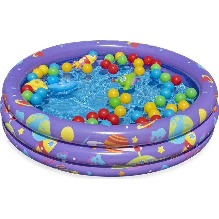 Басейн надувний дитячий Intergalactic Bestway 524466 102х25 см