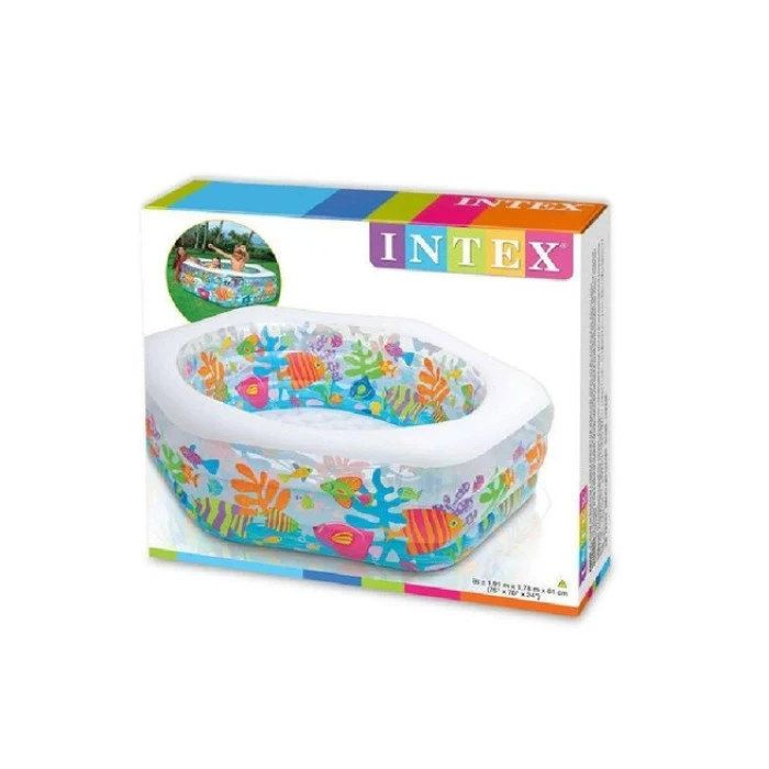 Бассейн надувной детский Ocean Reef Intex 56493 191x178х61 см