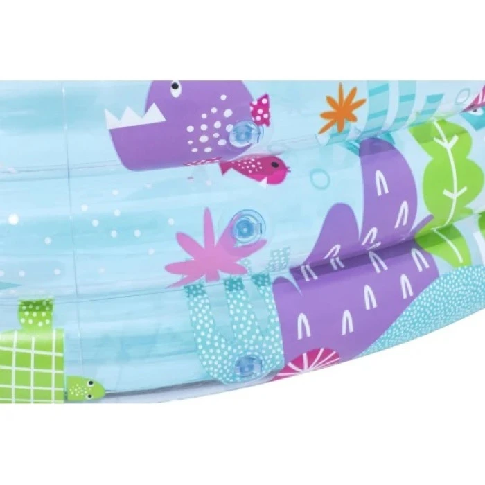 Бассейн надувной детский Морской мир Bestway 51005-jellyfish 183x33 см